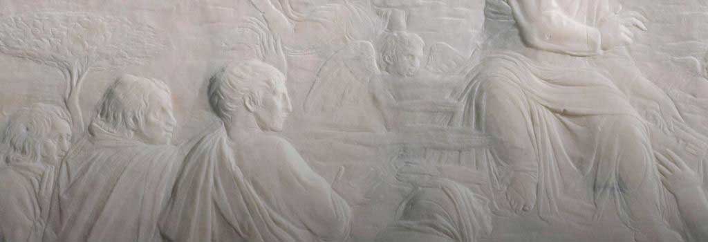 Low relief image on poster